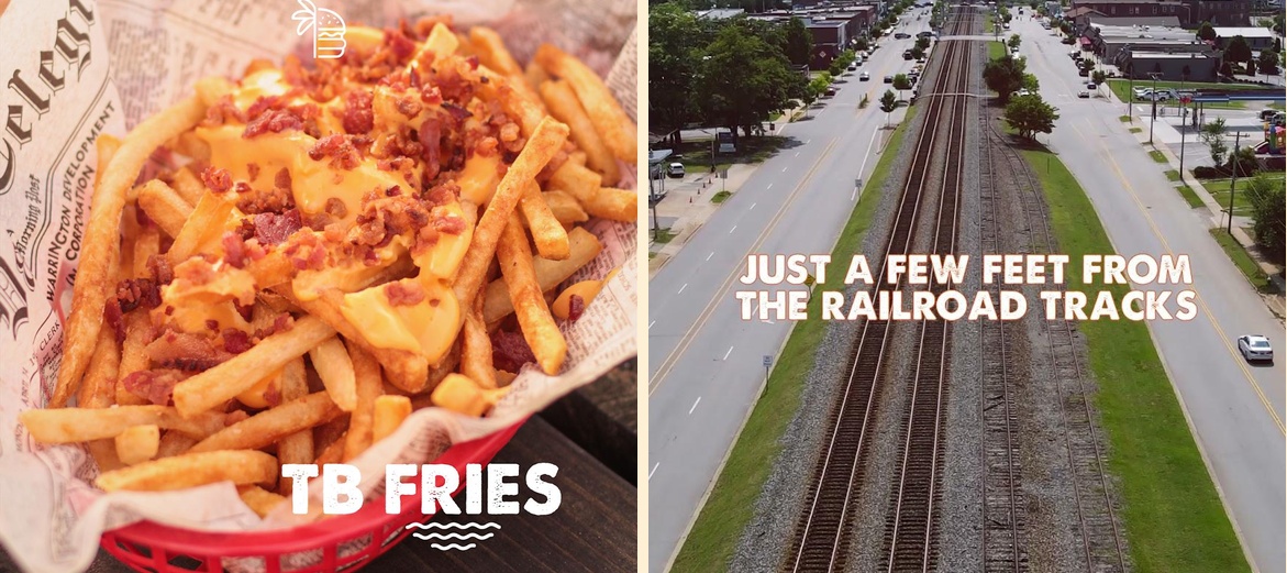 Tropical Burger Menu